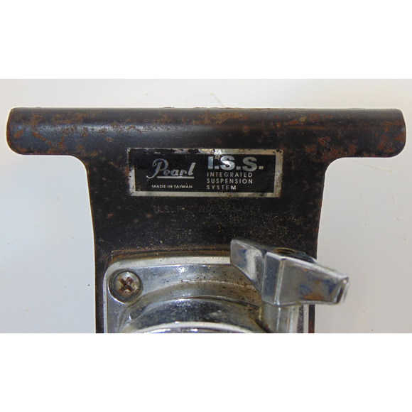 Pearl Drum Cymbal Stand Boom Snare Long Holder Tom Arm Chrome Vintage Part Mount - Picture 11 of 12